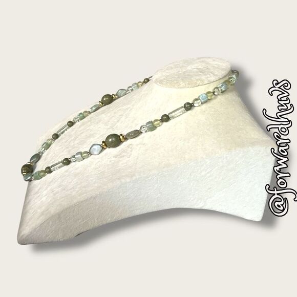 Bundle Sale 3 for $15 | Green Plastic Bead Necklace - Picture 7 of 9